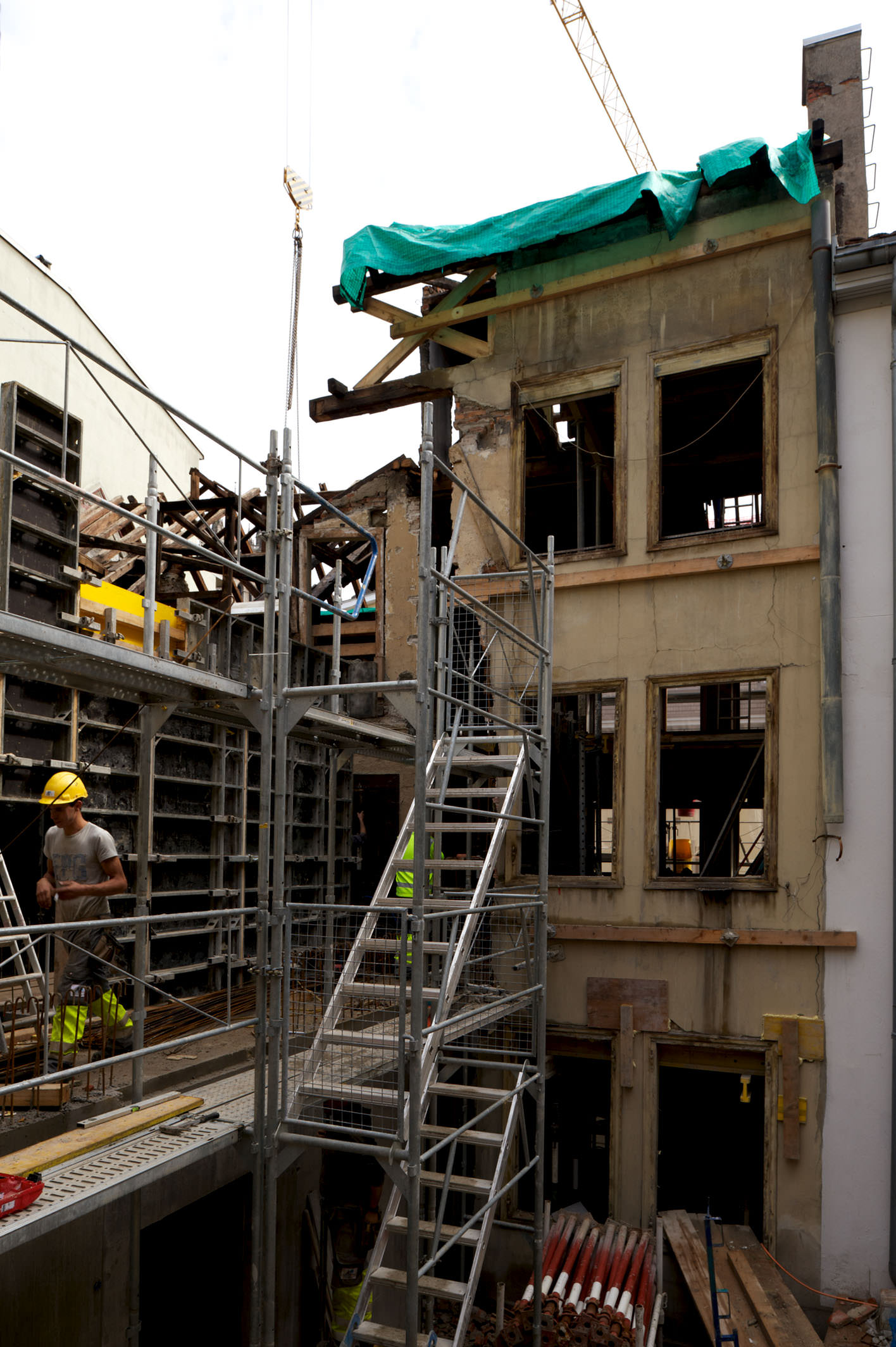 E10303  |  MplusV  |  Chantier Rue St. Francois, Lausanne